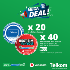 Vodacom VSP2 Starters + Telkom MYSIM Starters